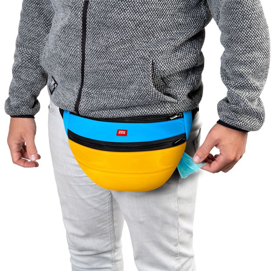 Поясная сумка-бананка WAUDOG Family со съемным ремнем, 