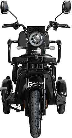 Триколісний електроскутер Crosser TR-1 PRO (1200W, 72V, 24Ah) - Чорний. Харків