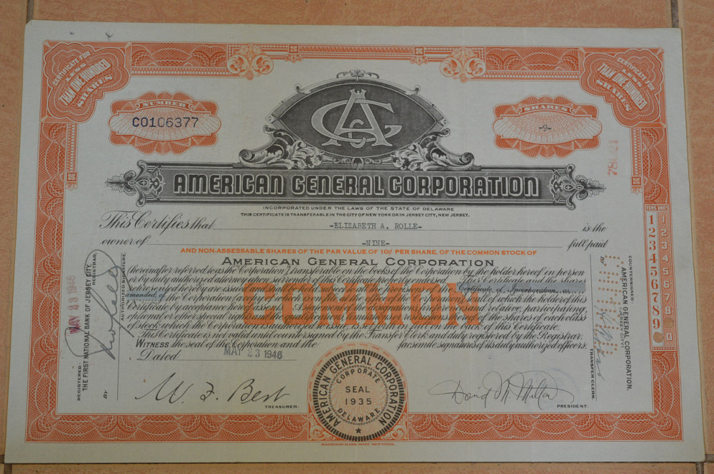 Акция. США. 1946 год №106377 (Б-4) Полтава - изображение 1