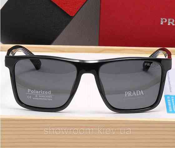 Сонцезахисні окуляри Pr чоловічі з поляризацією (69053) чорні Київ