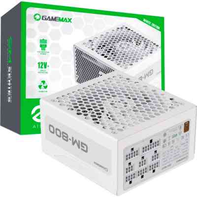 Блок питания Gamemax 800W (GM-800 Modular white) Винница
