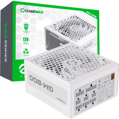 Блок питания Gamemax 800W (GM-800 Modular white) Винница - изображение 3