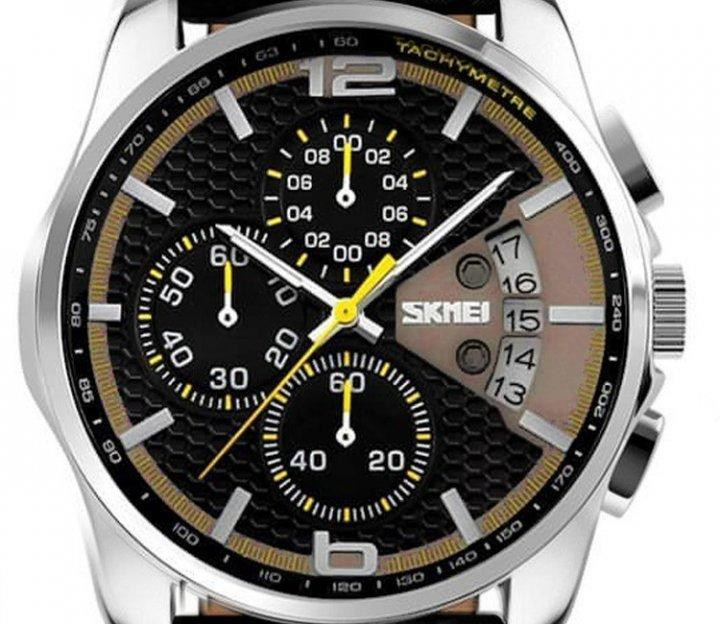 Чоловічий годинник Skmei 9106 Spider Жовтий Вінниця - фото 5