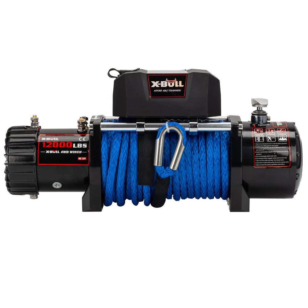 Электрическая Лебедка С Синтетической Веревкой X-Bull 12000 Lbs 5443 Кг Тягового Усилия Для Автомобилей Киев - изображение 1