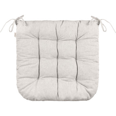 Подушка на стул Ardesto Oliver, 40х40 см, 100% хлопок, нап-ч: 50% холоф, 50% пп, серый светлый (ART02OL) Винница - изображение 2