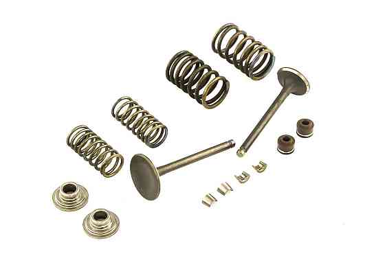 Клапани (пара, у зборі) скутер 4 Т 150 (L-66mm) Мукачево