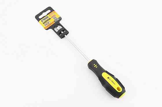 Викрутка магнітна шліцева SL5x125мм ручка з TPR покриттям 48-5512 Київ