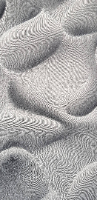 Обои виниловые на флизелине Sintra Adria метровые абстракция волны 3д структурные темно серые Киев - изображение 1