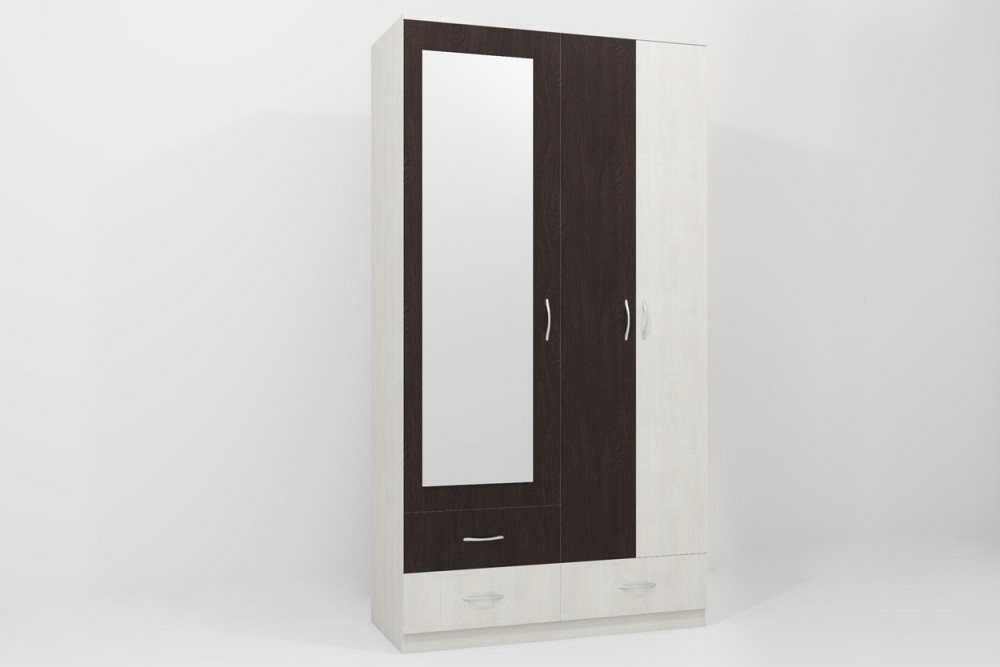 Прихожая ГКШ-8, Дуб Шамони Светлый/Венге Магия, 1120/480 Львов - изображение 1