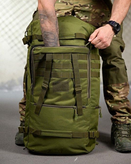Тактичний рюкзак-баул X-TACTICAL oliva ПП4722 Одеса - фото 5