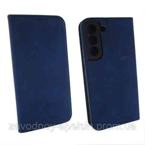 Чехол книжка Samsung A56 A566 Защита камеры (синий) Одесса