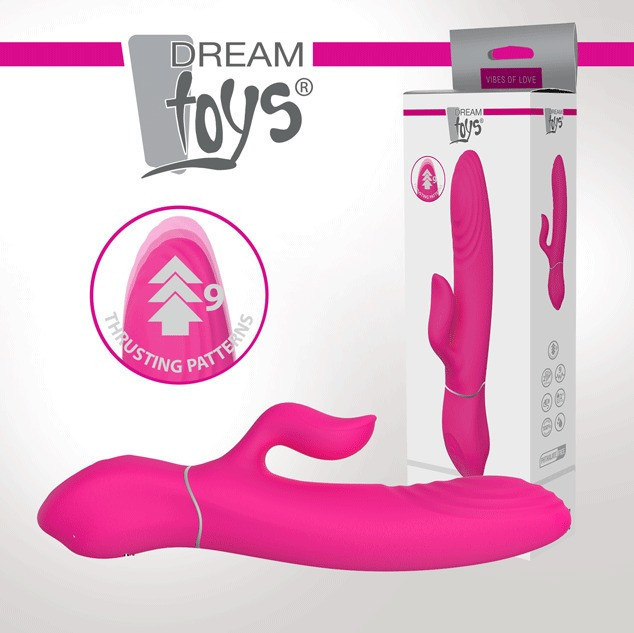Вибратор-кролик Dreamtoys Essentials Duo Thruster для клитора, розовый Sex Aura Киев - изображение 5