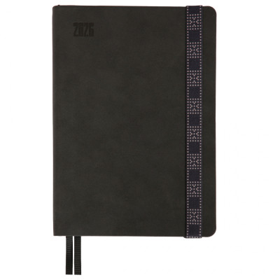 Тижневик Leo planner А5 датований 2026 "Voyage", м‘який, графітовий, 368 сторінок (252695) Вінниця - фото 1