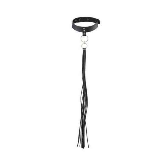 Чокер Bijoux Indiscrets MAZE — Tassel Chocker Black Sex Aura Київ