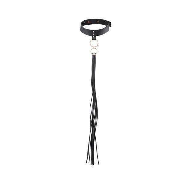 Чокер Bijoux Indiscrets MAZE — Tassel Chocker Black Sex Aura Київ - фото 1