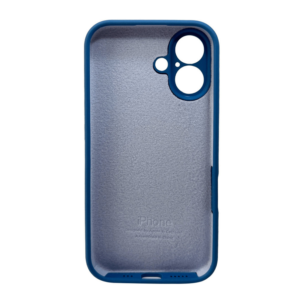 Чохол для смартфона Silicone Full Case AA Camera Protect for Apple iPhone 16 38,Surf Blue Київ - фото 3