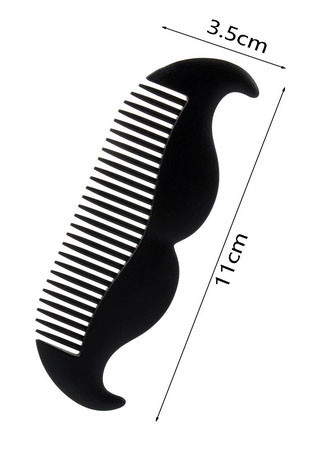 Гребінець для бороди маленький пластик Київ - фото 4