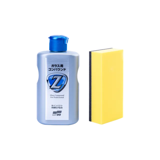 Абразивний очищувач скла SOFT99 Glass Compound Z 100 мл, з губкою-аплікатором Чортків