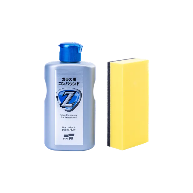 Абразивний очищувач скла SOFT99 Glass Compound Z 100 мл, з губкою-аплікатором Чортків - фото 1