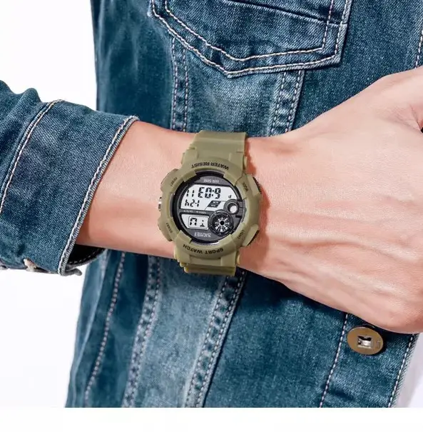 Мужские наручные часы Skmei 1718 (Зеленый) Винница - изображение 4