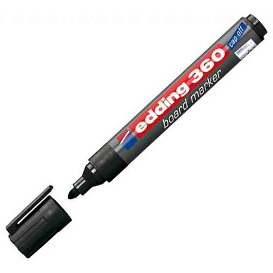 Маркер Edding Board e-360 1,5-3 мм, round tip, black (360/01) Винница
