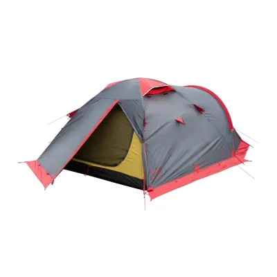 Палатка Tramp Mountain 3 V2 Grey/Red (TRT-023) Винница - изображение 3
