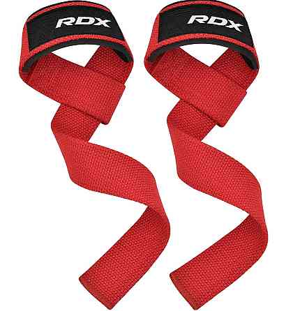 Лямки для тяги RDX W1 Gym Single Strap Red Plus Каменское