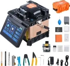 Зварювальний апарат Spajarka światłowodowa VEVOR, 4 silniki, spajarka wyrównująca, 6 s spajania i 13 s nagrzewania, spajarka Київ - фото 1