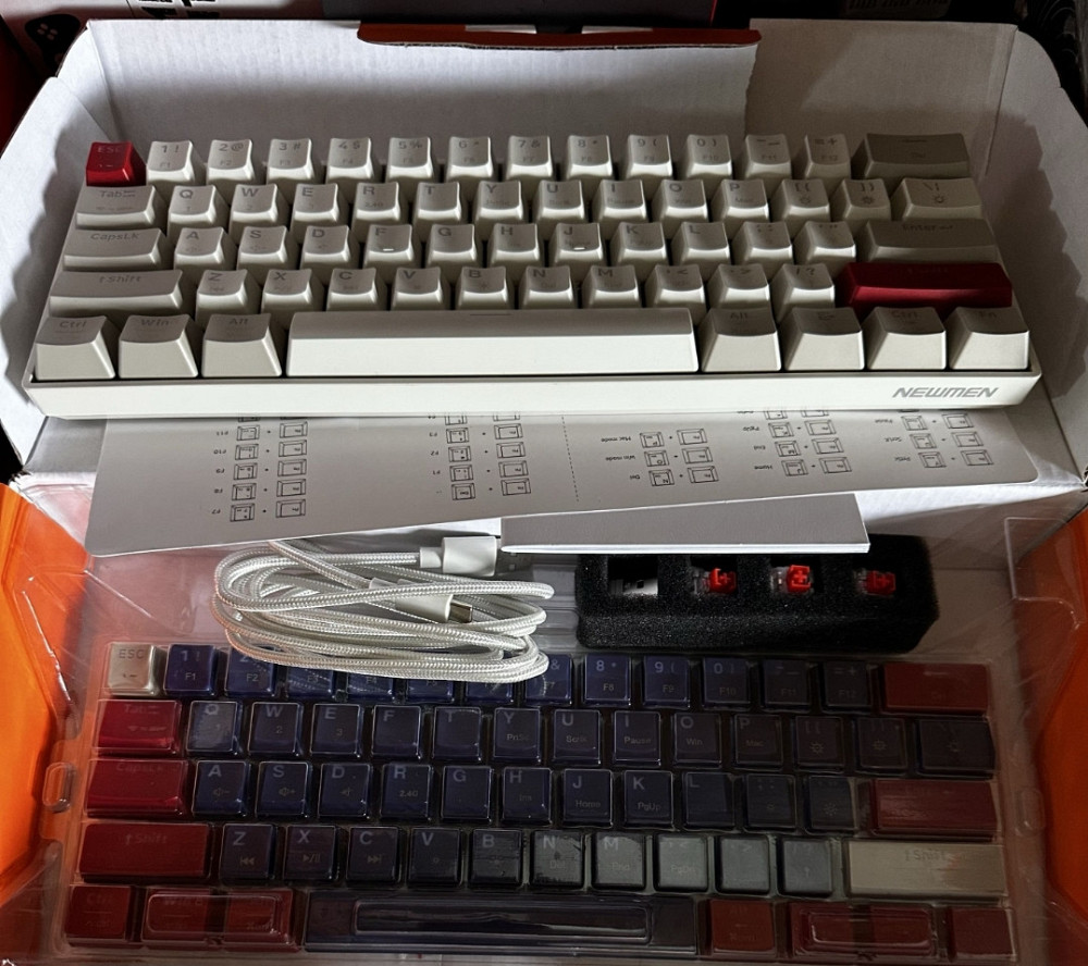 Беспроводная игровая механическая клавиатура с подсветкой Newmen GM610 Харьков - изображение 2