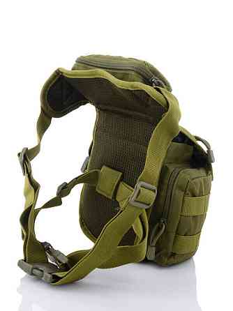 Сумка на бедро на ногу олива прочная вместительная набедренная Одесса