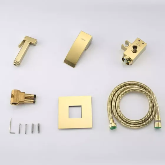 Гігієнічний душ прихованого монтажу GAPPO G7207-3 золото Київ