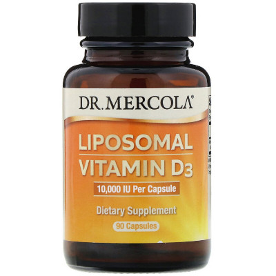 Вітамін Dr. Mercola Вітамін D3 Ліпосомальний, 10000 МО, Liposomal Vitamin D3, 90 (MCL-03201) Вінниця - фото 1