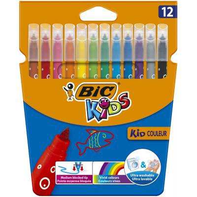 Фломастери Bic Kid Coleour, 12 кольорів (bc9202932) Вінниця