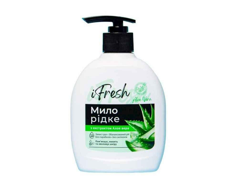 Мило рідке 300мл Aloe vera з екстр. алое ТМ IFRESH Київ - фото 1