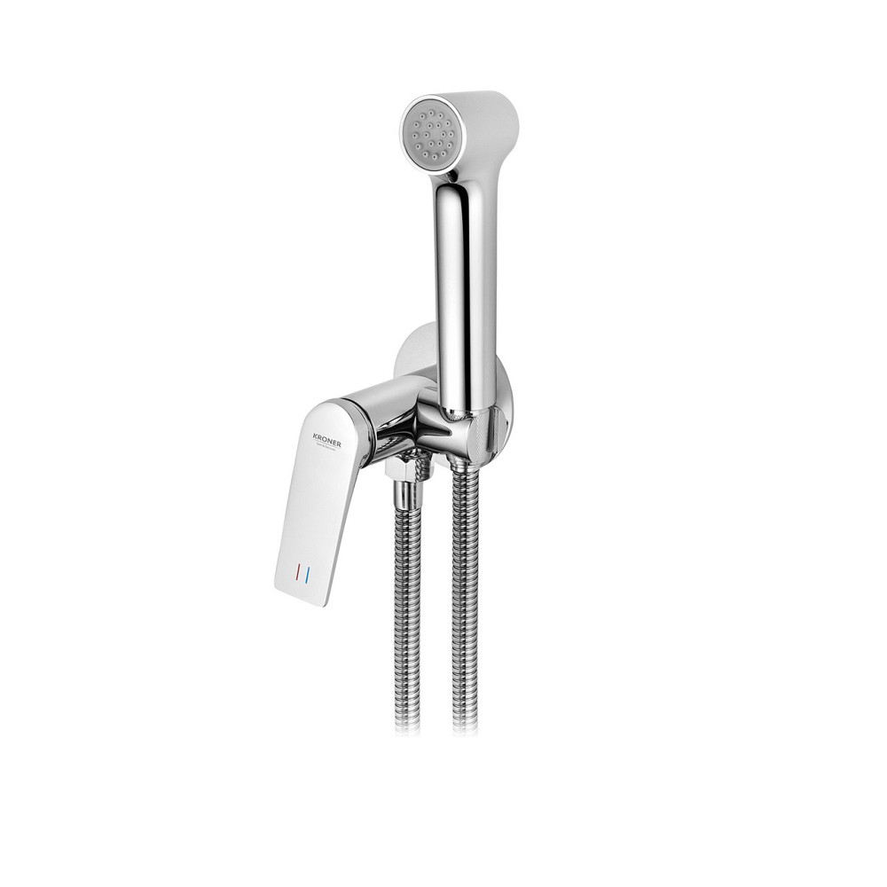 Набір для гігієнічного душу прихованого монтажу зі змішувачем Kroner KRP Graz — C082 Київ - фото 2