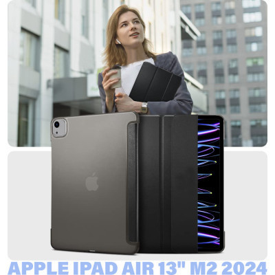 Чохол до планшета BeCover Tri Fold Hard Apple iPad Air 13&quot; M2 2024 Black (711471) Вінниця - фото 6