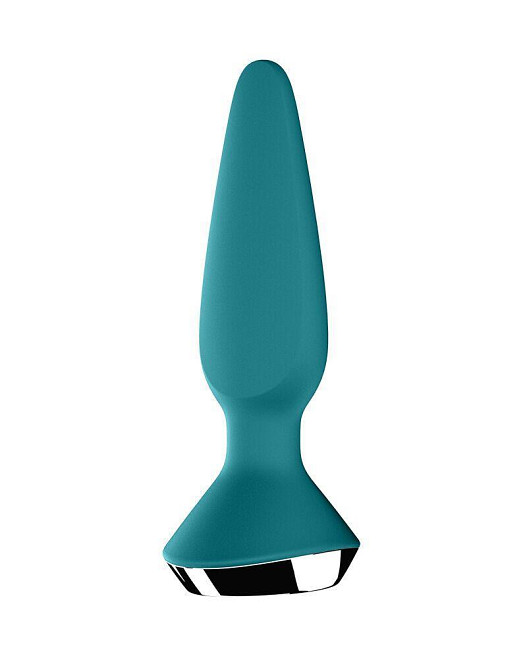 Анальна смарт-вібропробка Satisfyer Plug-ilicious 1 Petrol Sex Aura Київ - фото 1