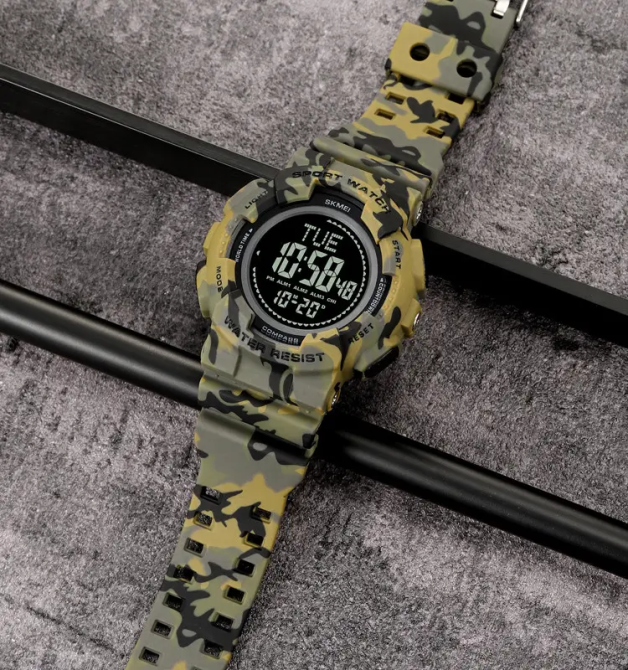 Годинник чоловічий спортивний Skmei 2077 з компасом (Камуфляж) Вінниця - фото 7