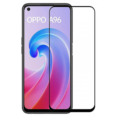 Стекло защитное BeCover Oppo A96 Black (709770) Винница - изображение 2