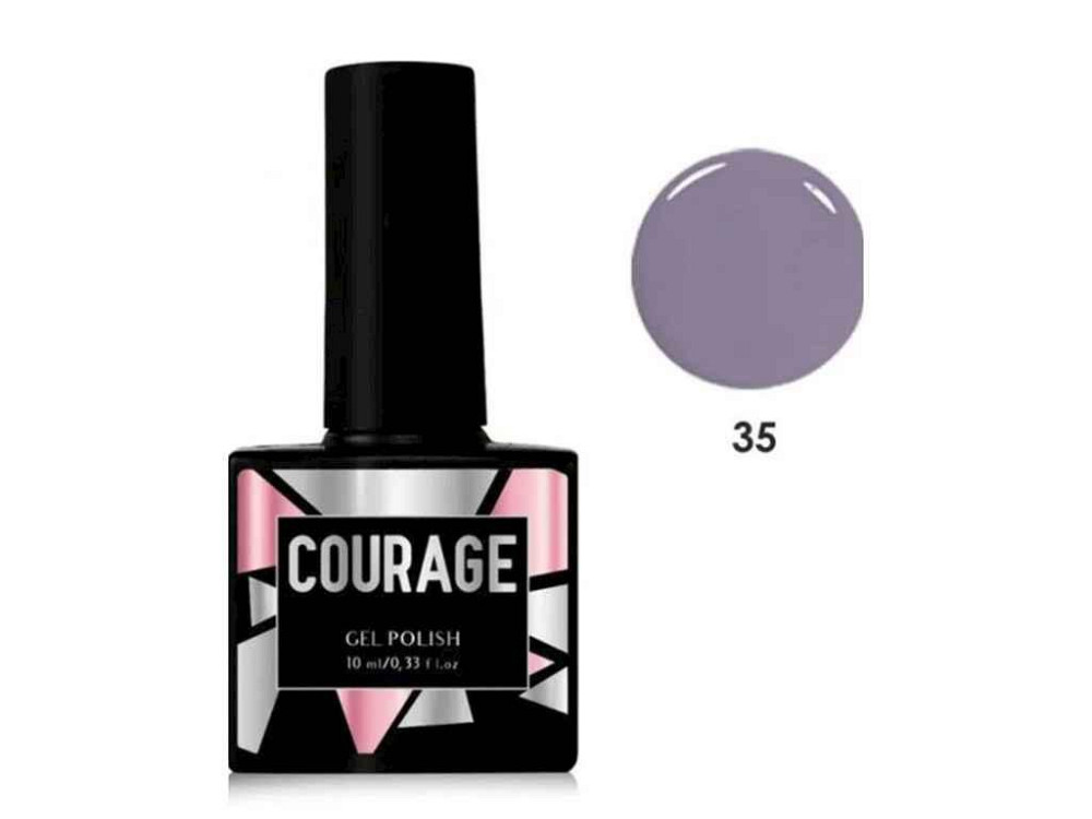 Гель-лак 10мл для нігтів №035 Блідо-фіолетовий ТМ COURAGE Київ - фото 1