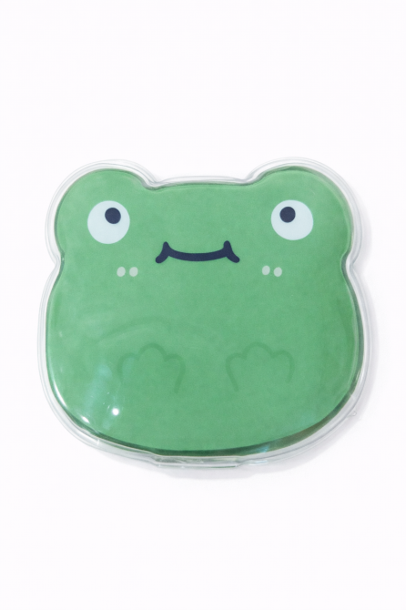 Грелка для рук многоразовая солевая карманная Лягушка улыбающаяся Киев - изображение 1