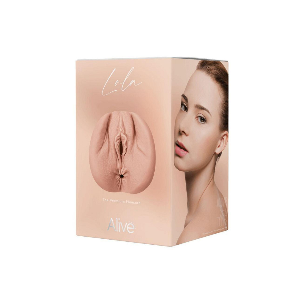 Мастурбатор-вагина + попка Alive Lola Super Realistic Masturbator L Flesh, два канала, реалистик Sex Aura Киев - изображение 8