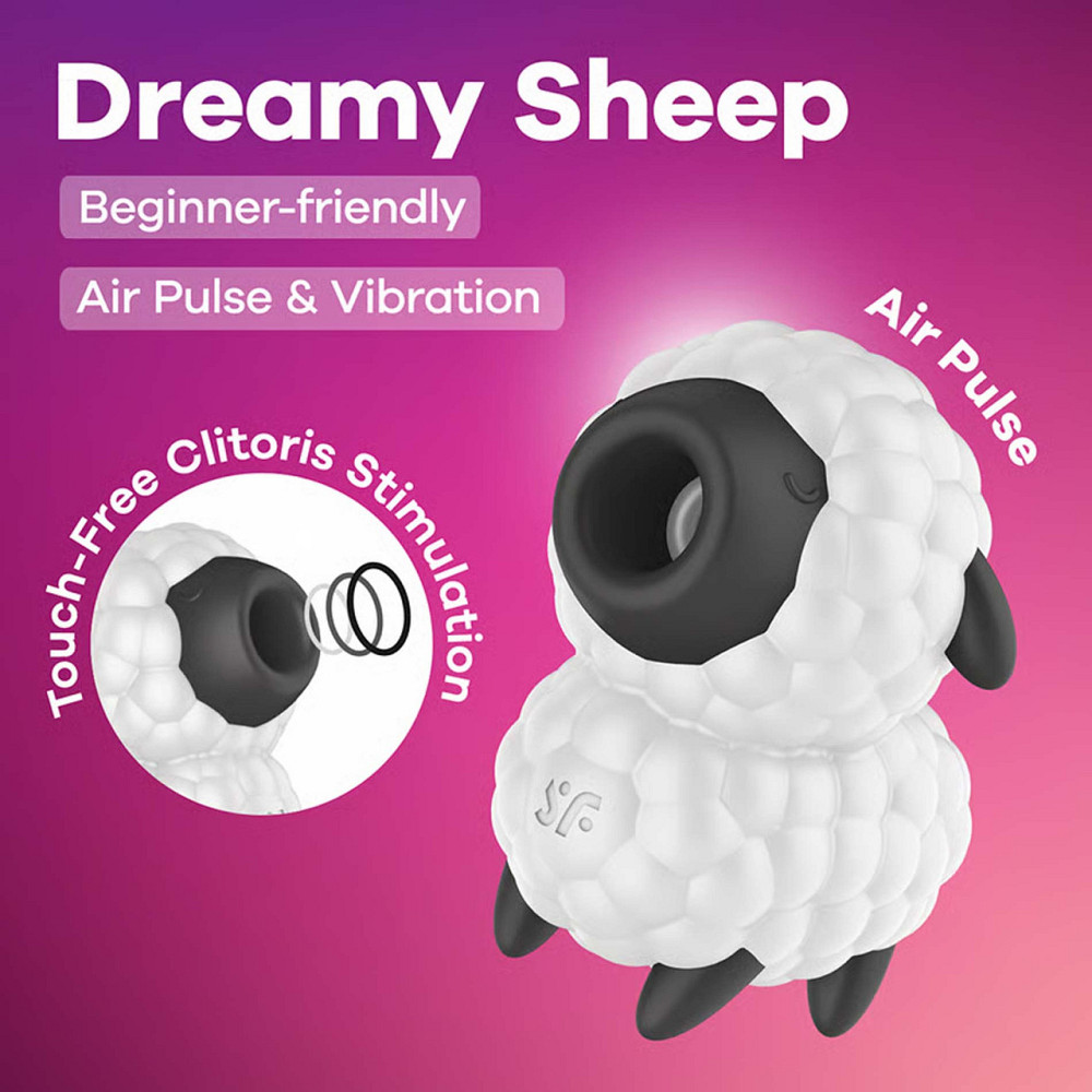 Вакуумний стимулятор клітора Satisfyer Dreamy Sheep Sex Aura Київ - фото 2