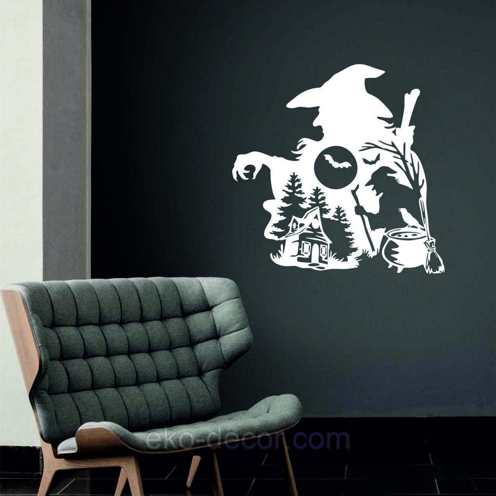 Декоративное настенное Панно «Хеллоуин», Декор на стену 70*70 см, Белый Киев - изображение 6