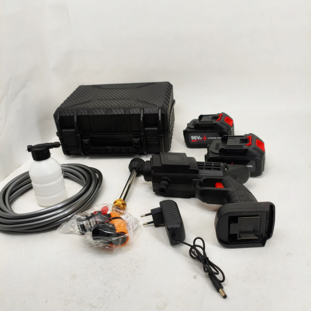 Високонапірна мийка для авто на батареях, Мийка високого тиску для двору, Портативні міні-мийка OK-83 Львів - фото 12