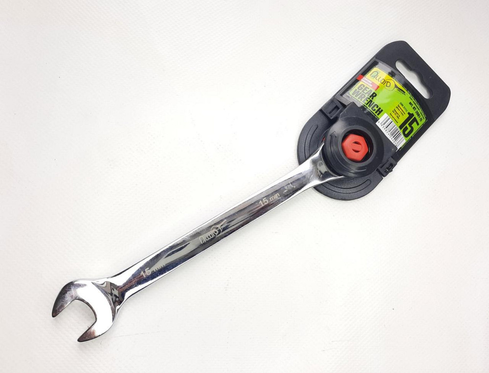 Ключ ріжково-тріскачний 15 мм. КТ-2081-15 Alloid Винница - изображение 1