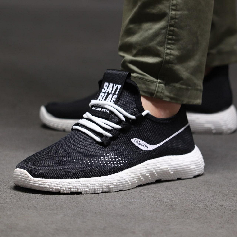 Кросівки Чоловічі Чорні Тканинні Boost Пінка (розміри: 40,41) Дніпро - фото 3