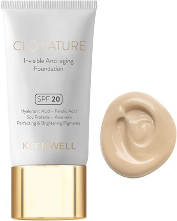 Омолоджувальний тональний флюїд тон 1 Keenwell Clonature SPF 20 30 мл Дніпро
