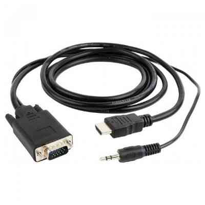 Перехідник HDMI to VGA 5.0m Cablexpert (A-HDMI-VGA-03-5M) Вінниця