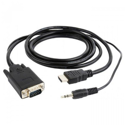 Переходник HDMI to VGA 5.0m Cablexpert (A-HDMI-VGA-03-5M) Винница - изображение 1